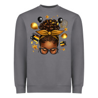 Storm new year's eve afro messy bun Heavyweight Sweatshirt - texasbilliewilder