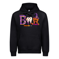 Black dental boo halloween Urban Hoodie - LillyAllenDesigns