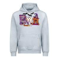 Heather Grey dental boo halloween Urban Hoodie - LillyAllenDesigns