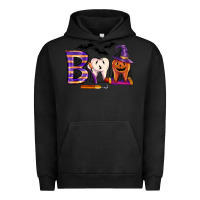 Pigment Black dental boo halloween Urban Hoodie - LillyAllenDesigns