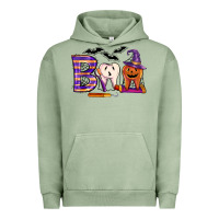 Pigment Oil Green dental boo halloween Urban Hoodie - LillyAllenDesigns