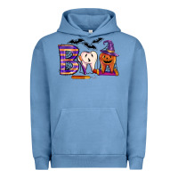 Pigment Pebble Blue dental boo halloween Urban Hoodie - LillyAllenDesigns