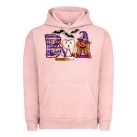 Pigment Salmon dental boo halloween Urban Hoodie - LillyAllenDesigns