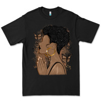 Black black woman praying Premium Tee - MaliasSmallBusiness