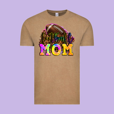 Football Mom Vintage Tee Designed By Lillyallendesigns