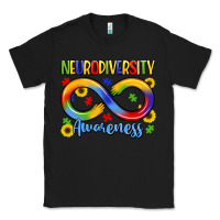 Black neurodiversity awareness Classic Tee - LillyAllenDesigns