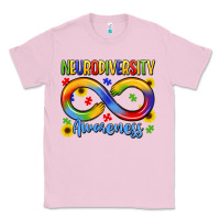 Bubblegum Pink neurodiversity awareness Classic Tee - LillyAllenDesigns