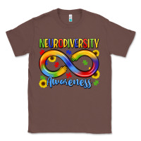Chestnut neurodiversity awareness Classic Tee - LillyAllenDesigns