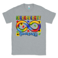 Heather Grey neurodiversity awareness Classic Tee - LillyAllenDesigns