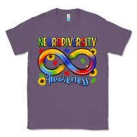 Lavender neurodiversity awareness Classic Tee - LillyAllenDesigns