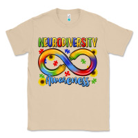Mushroom neurodiversity awareness Classic Tee - LillyAllenDesigns