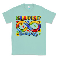 Seafoam neurodiversity awareness Classic Tee - LillyAllenDesigns