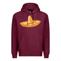 Burgundy sombrero fa element Premium Hoodie - FaDigitalArtStudio