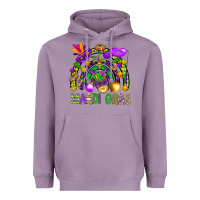 Lavender Mardi Gras Rainbow Heavyweight Hoodie - BundleAndBundleShop