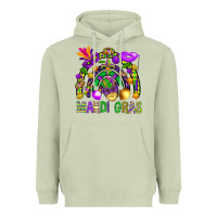 Matcha Mardi Gras Rainbow Heavyweight Hoodie - BundleAndBundleShop