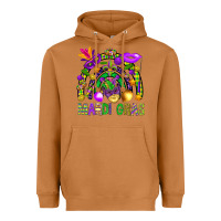Meerkat Mardi Gras Rainbow Heavyweight Hoodie - BundleAndBundleShop