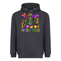 Smoke Mardi Gras Rainbow Heavyweight Hoodie - BundleAndBundleShop