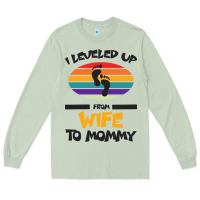 Matcha I Leveled Up From Wife To Mommy Long Sleeve Tee - Bettercallsaul