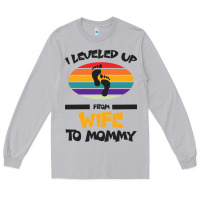 Moon Dust I Leveled Up From Wife To Mommy Long Sleeve Tee - Bettercallsaul