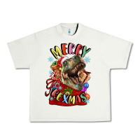 Pistachio t rex merry rexmas Urban Heavy Tee - LillyAllenDesigns