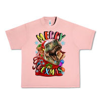 Salmon t rex merry rexmas Urban Heavy Tee - LillyAllenDesigns
