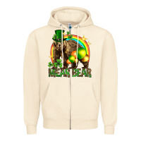 Sandshell St. Patrick's Day mear bear Zipper Hoodie - HowdyJamesFarm