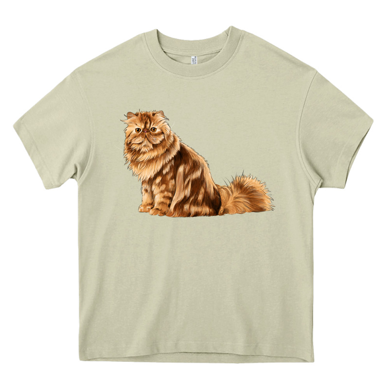 Persian Cat Heavy Core Tee by LillyAllenDesigns | Teevron