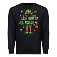 Black im the gamer elf Premium Sweatshirt - FaDigitalArtStudio