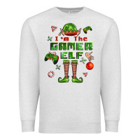 Oatmeal Heather im the gamer elf Premium Sweatshirt - FaDigitalArtStudio