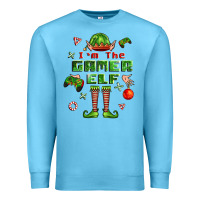 Ocean Blue im the gamer elf Premium Sweatshirt - FaDigitalArtStudio