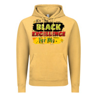 Vintage Mustard it's the black excellence for me Vintage Hoodie - LillyAllenDesigns