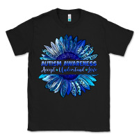 Black autism awareness accept understand love blue Classic Tee - LillyAllenDesigns