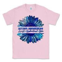 Bubblegum Pink autism awareness accept understand love blue Classic Tee - LillyAllenDesigns