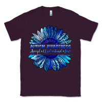 Plum autism awareness accept understand love blue Classic Tee - LillyAllenDesigns