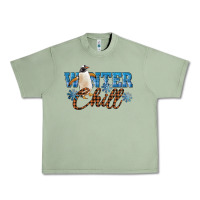 Oil Green Winter Chill Penguin Urban Heavy Tee - LillyAllenDesigns