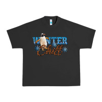 Pigment Black Winter Chill Penguin Urban Heavy Tee - LillyAllenDesigns