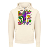 Vintage Artic mardi gras fleur de lis Vintage Hoodie - LillyAllenDesigns