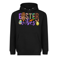 Black Easter Vibes Heavyweight Hoodie - BundleAndBundleShop