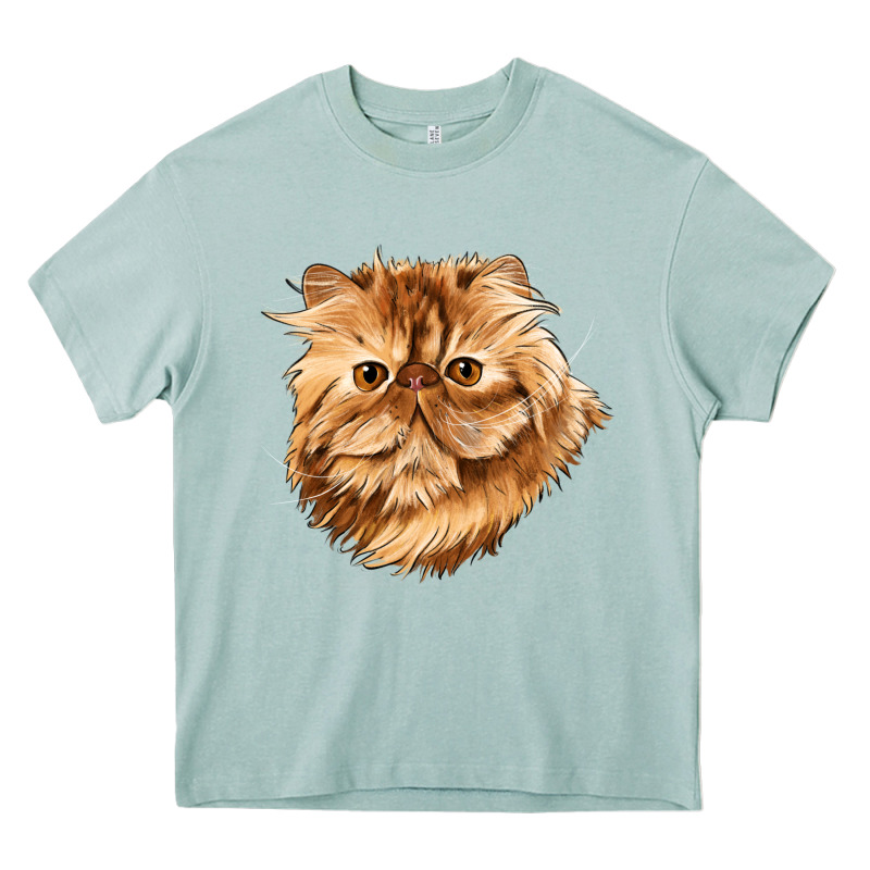 Persian Cat Face Heavy Core Tee by LillyAllenDesigns | Teevron