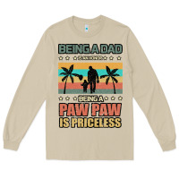 Mushroom Being a dad is an honor being a pawpaw is priceless Long Sleeve Tee - Bettercallsaul