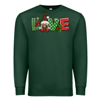 Sports Green love christmas gnome Premium Sweatshirt - BundleAndBundleShop