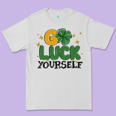 Go Luck Yourself Premium Tee Designed By Maliassmallbusiness