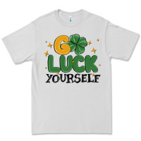 Dove Grey go luck yourself Premium Tee - MaliasSmallBusiness