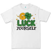 White go luck yourself Premium Tee - MaliasSmallBusiness