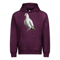 Mauve Wine Dove Urban Hoodie - LillyAllenDesigns