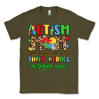 Army Green autism mom some people look up to their heroes Classic Tee - LillyAllenDesigns