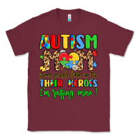 Burgundy autism mom some people look up to their heroes Classic Tee - LillyAllenDesigns