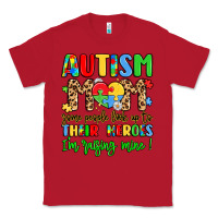 Red autism mom some people look up to their heroes Classic Tee - LillyAllenDesigns