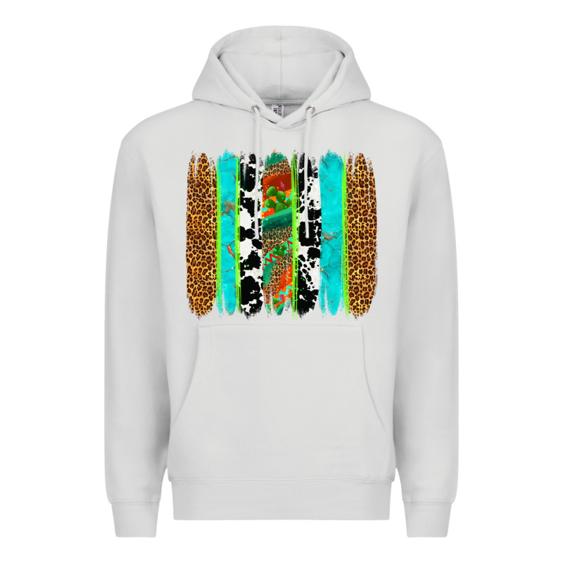 Western Brushstrokes Premium Hoodie by OliviaCreatesArt | Teevron