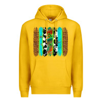 Lemon western brushstrokes Premium Hoodie - OliviaCreatesArt